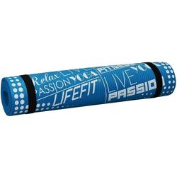 Covoras pentru yoga LifeFit Exclusive 100x58x1 (Blue) Thumb