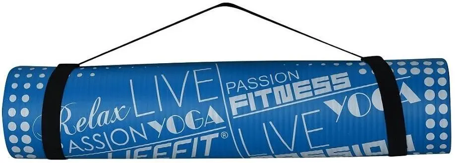Covoras pentru yoga LifeFit Exclusive 100x58x1 (Blue)