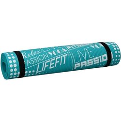 Covoras pentru yoga LifeFit Exclusive 100x58x1 (Turquoise) Thumb