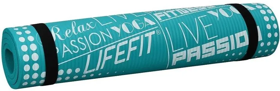 Covoras pentru yoga LifeFit Exclusive 100x58x1 (Turquoise) - 2