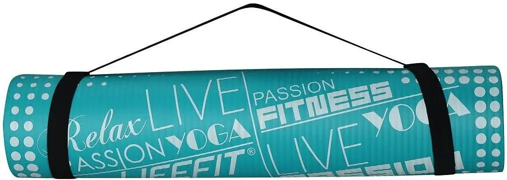 Covoras pentru yoga LifeFit Exclusive 100x58x1 (Turquoise) - 3