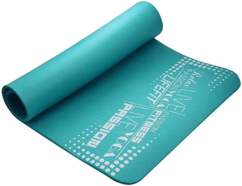 Covoras pentru yoga LifeFit Exclusive 100x58x1 (Turquoise)