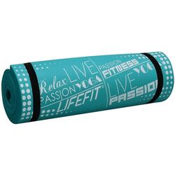 Covoras pentru yoga LifeFit Exclusive Plus 180x60x1.5 (Turquoise) Thumb