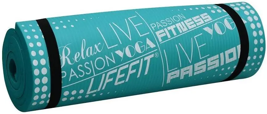 Covoras pentru yoga LifeFit Exclusive Plus 180x60x1.5 (Turquoise) - 3