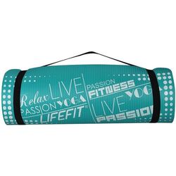 Covoras pentru yoga LifeFit Exclusive Plus 180x60x1.5 (Turquoise) Thumb