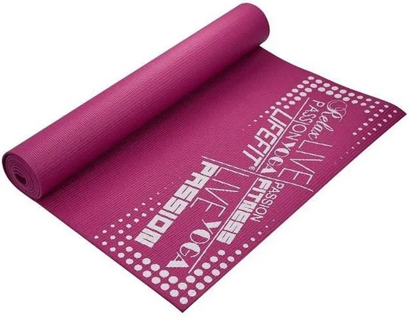 Covoras pentru yoga LifeFit Slimfit 173x58x0.4 (Burgundy)