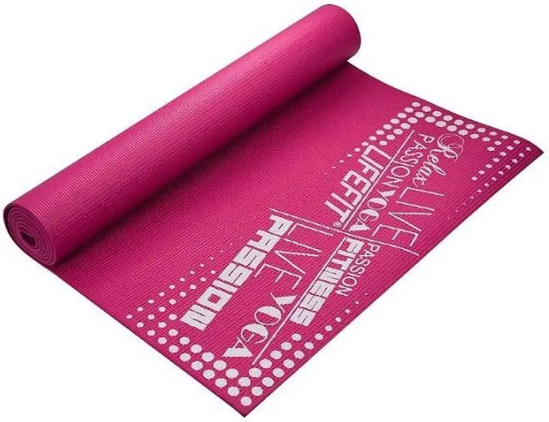 Коврик для йоги LifeFit Slimfit 173x58x0.4 (Pink)