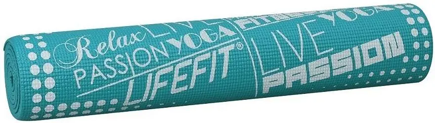 Covoras pentru yoga LifeFit Slimfit 173x58x0.6 (Turquoise)