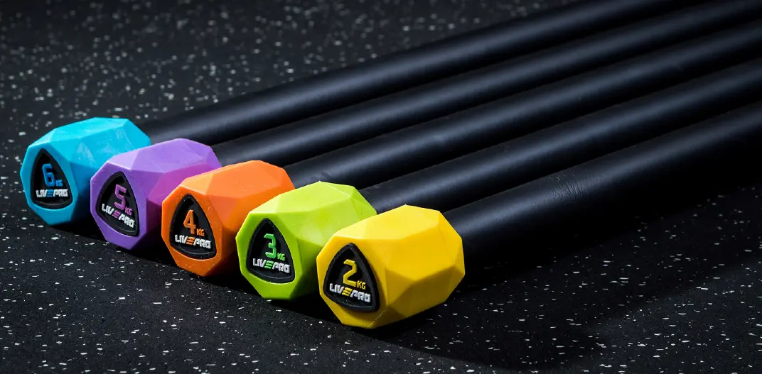 Body bar LivePro LP8145 3kg (Green)