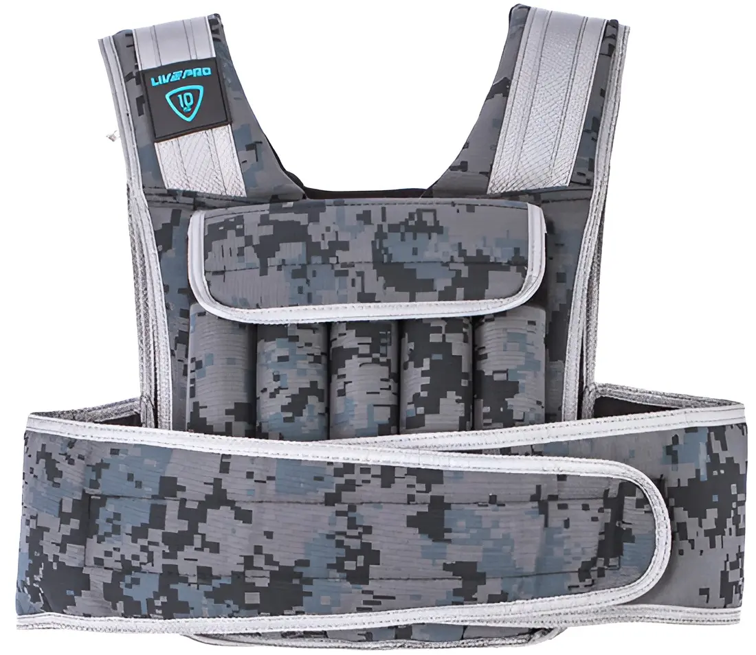 Vesta cu greutati LivePro LP8195 10kg (Grey)