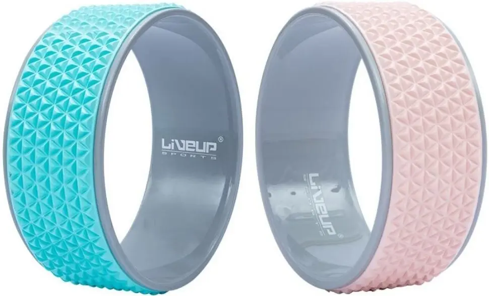 Колесо для йоги LiveUp LS3750 (Blue/Grey)