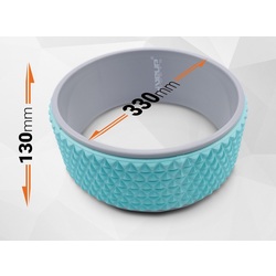 Колесо для йоги LiveUp LS3750 (Blue/Grey) Thumb