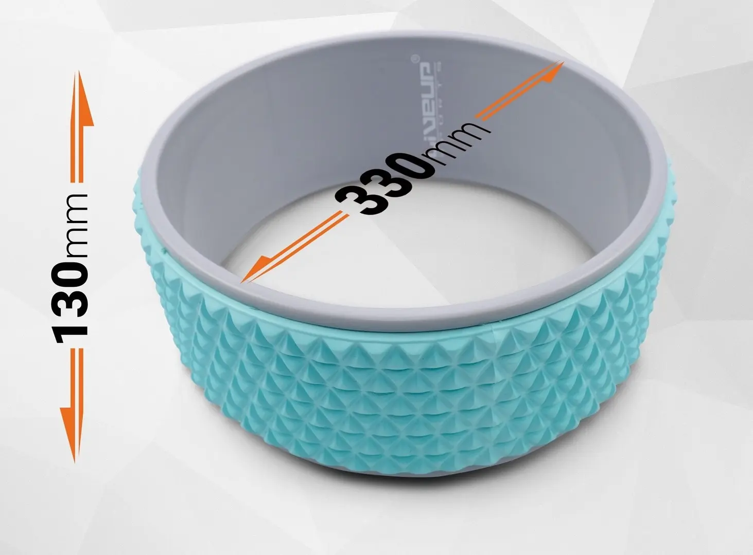 Колесо для йоги LiveUp LS3750 (Blue/Grey)