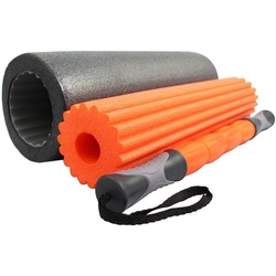 Setrole pentru yoga LiveUp LS3765 (Orange/Black) Thumb