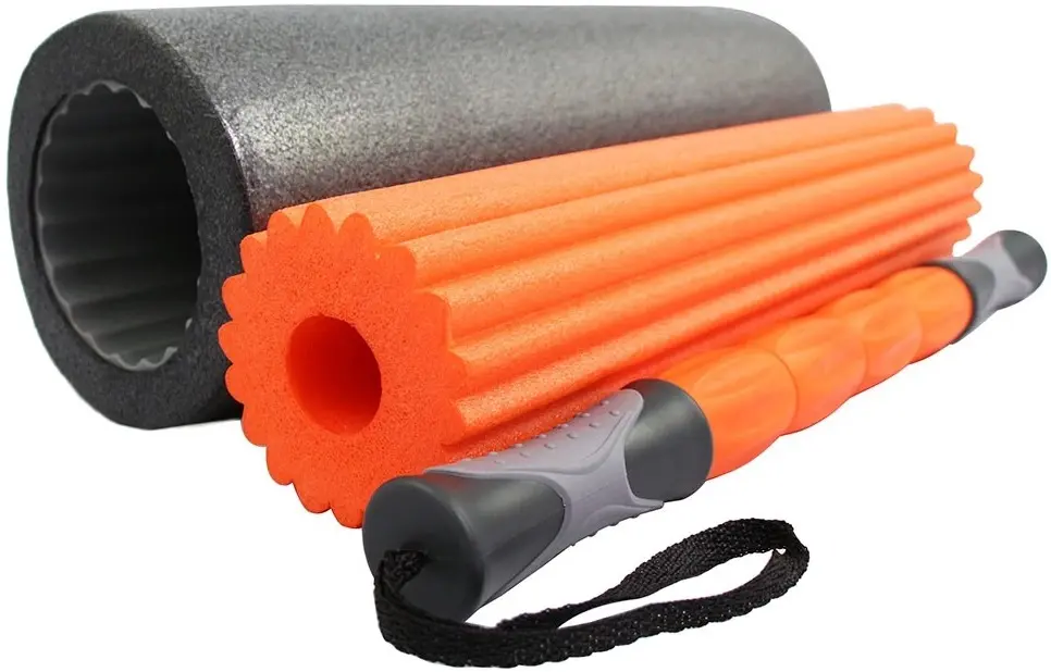 Setrole pentru yoga LiveUp LS3765 (Orange/Black)