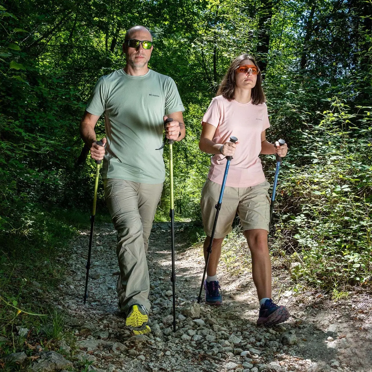 Треккинговые палки Masters Ranger (Lime/Dark Green) - 4