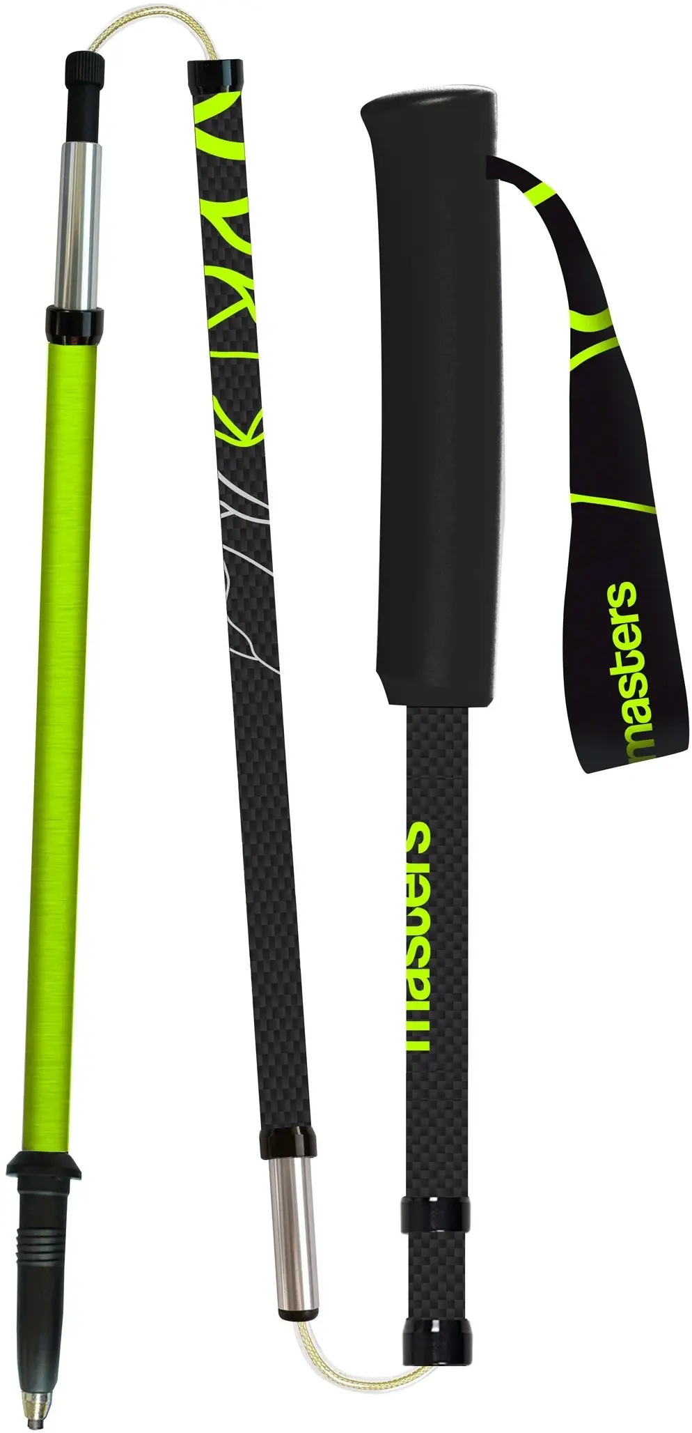Треккинговые палки Masters Trecime Carbon Lite (Green) - 2