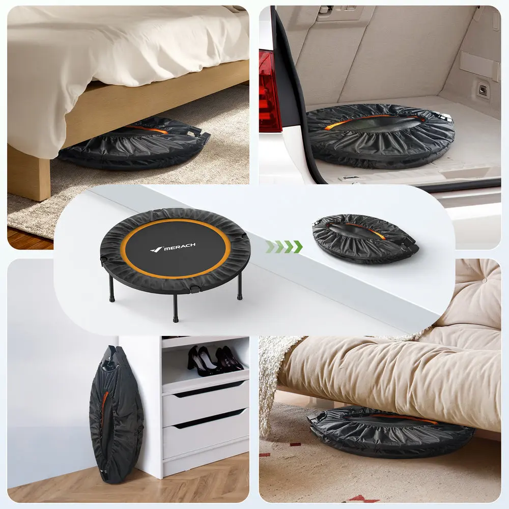 Trambulină fitness Merach MR-2420B1 102cm (Black)