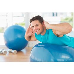 Fitball + pompa Modern Home MS-ABB65 (Blue) Thumb