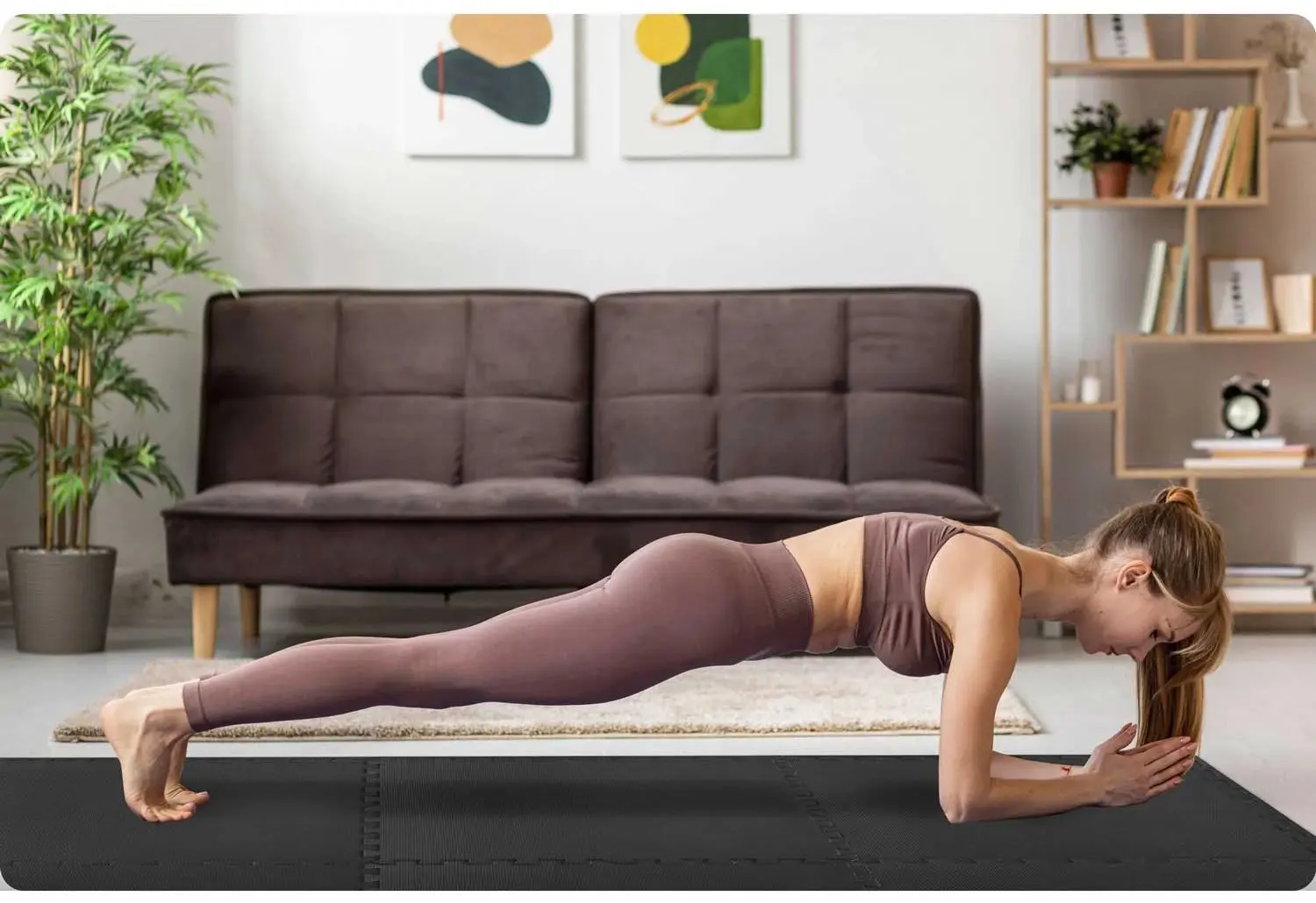 Covoras pentru fitness Neo Sport 7506 (Black)