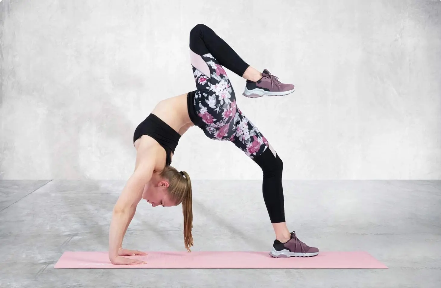 Covoras pentru yoga Neo-Sport 192101 (Pink)