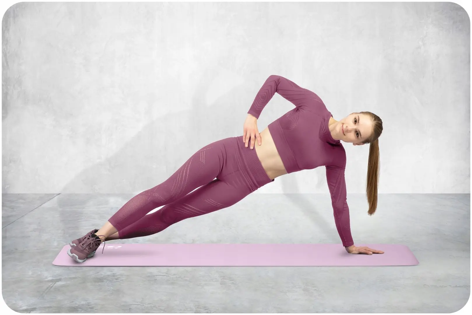 Covoras pentru yoga Neo Sport 192201 (Purple)