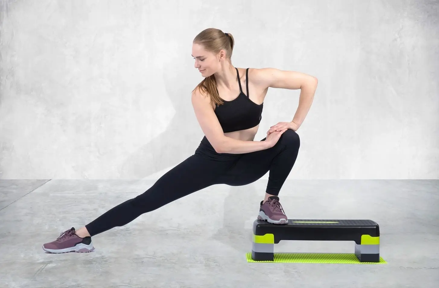 Step-platforma Neo-Sport NS-400 (Black/Green)