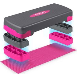 Step-platforma Neo-Sport NS-400 (Grey/Pink) Thumb