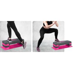 Step-platforma Neo-Sport NS-400 (Grey/Pink) Thumb