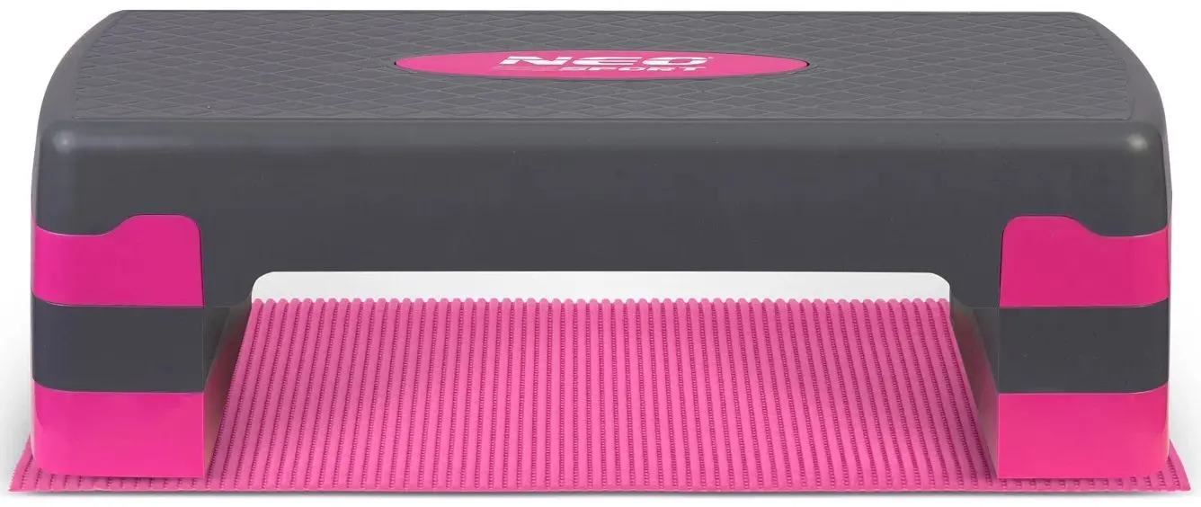 Step-platforma Neo-Sport NS-400 (Grey/Pink)