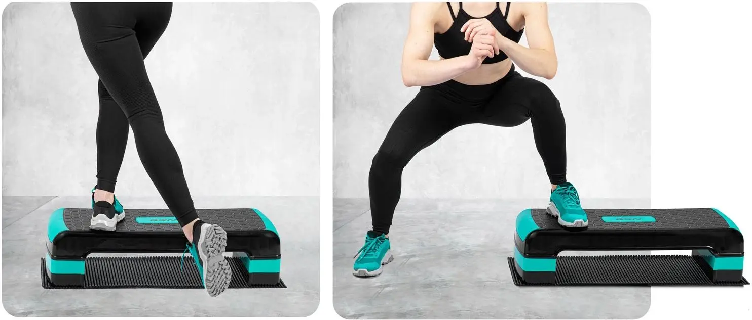 Step-platforma Neo-Sport NS-402 (Black/Turquoise)
