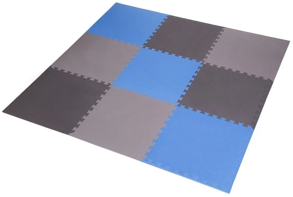 Covoras-puzzle One Fitness MP10 (Grey/Blue)