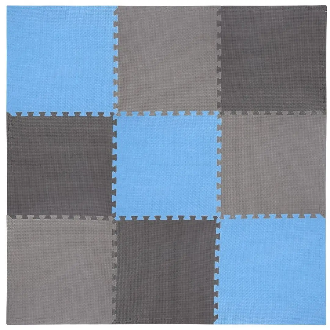 Covoras-puzzle One Fitness MP10 (Grey/Blue)