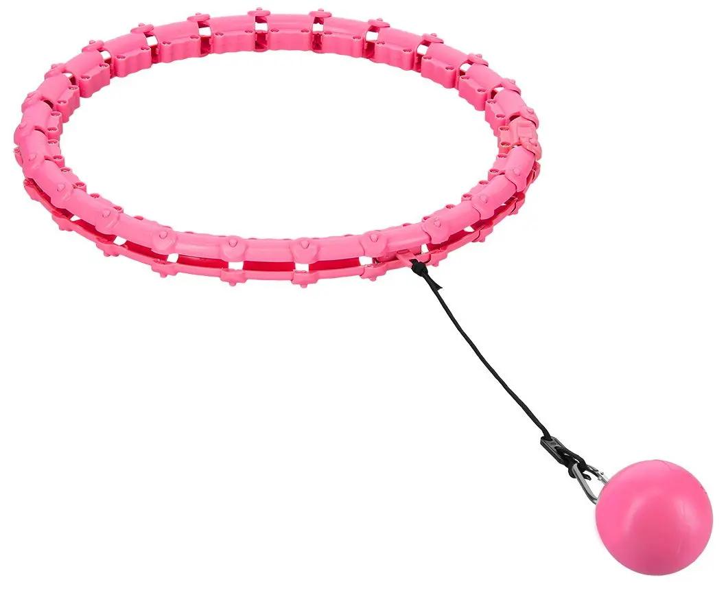 Массажный обруч с утяжелителем One Fitness OHA02 (Pink)