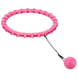 Cerc de masaj cu greutate One Fitness OHA02 + centura BR160 (Pink) Thumb
