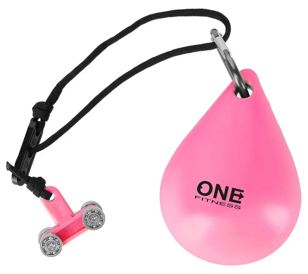Cerc de masaj cu greutate One Fitness OHA02 + centura BR160 (Pink)