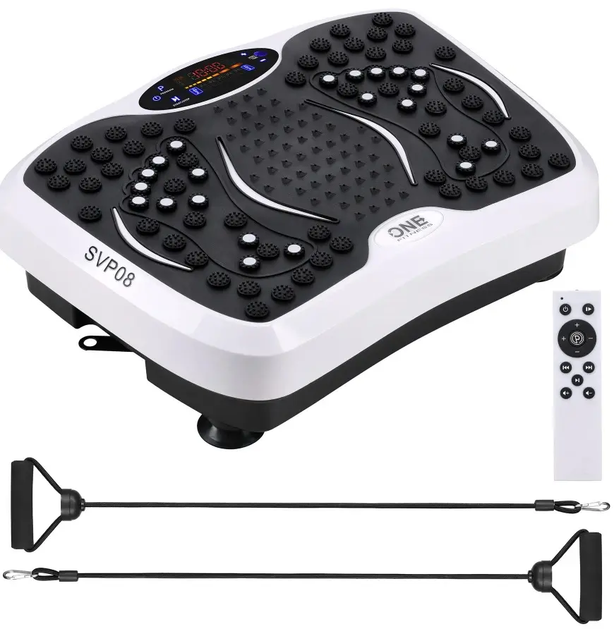 Platforma cu vibrații One Fitness SVP08 (Black/White) - 7