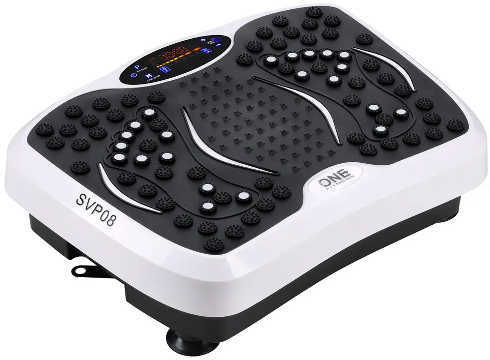 Platforma cu vibrații One Fitness SVP08 (Black/White)