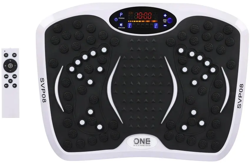 Platforma cu vibrații One Fitness SVP08 (Black/White) - 2