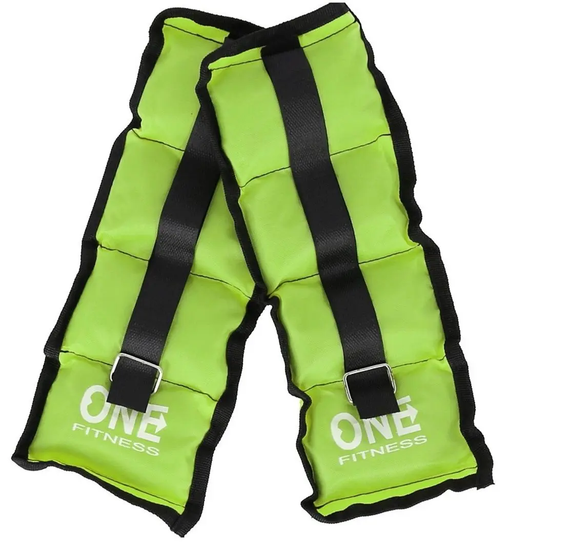 Greutati pentru maini si picioare OneFitness WW01 Pillow Weights 2 x 0.7 KG (Green)