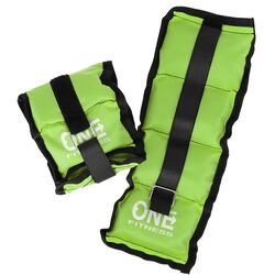 Greutati pentru maini si picioare OneFitness WW01 Pillow Weights 2 x 0.7 KG (Green) Thumb