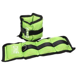 Greutati pentru maini si picioare OneFitness WW01 Pillow Weights 2 x 0.7 KG (Green)