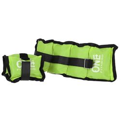 Greutati pentru maini si picioare OneFitness WW01 Pillow Weights 2 x 0.7 KG (Green) Thumb
