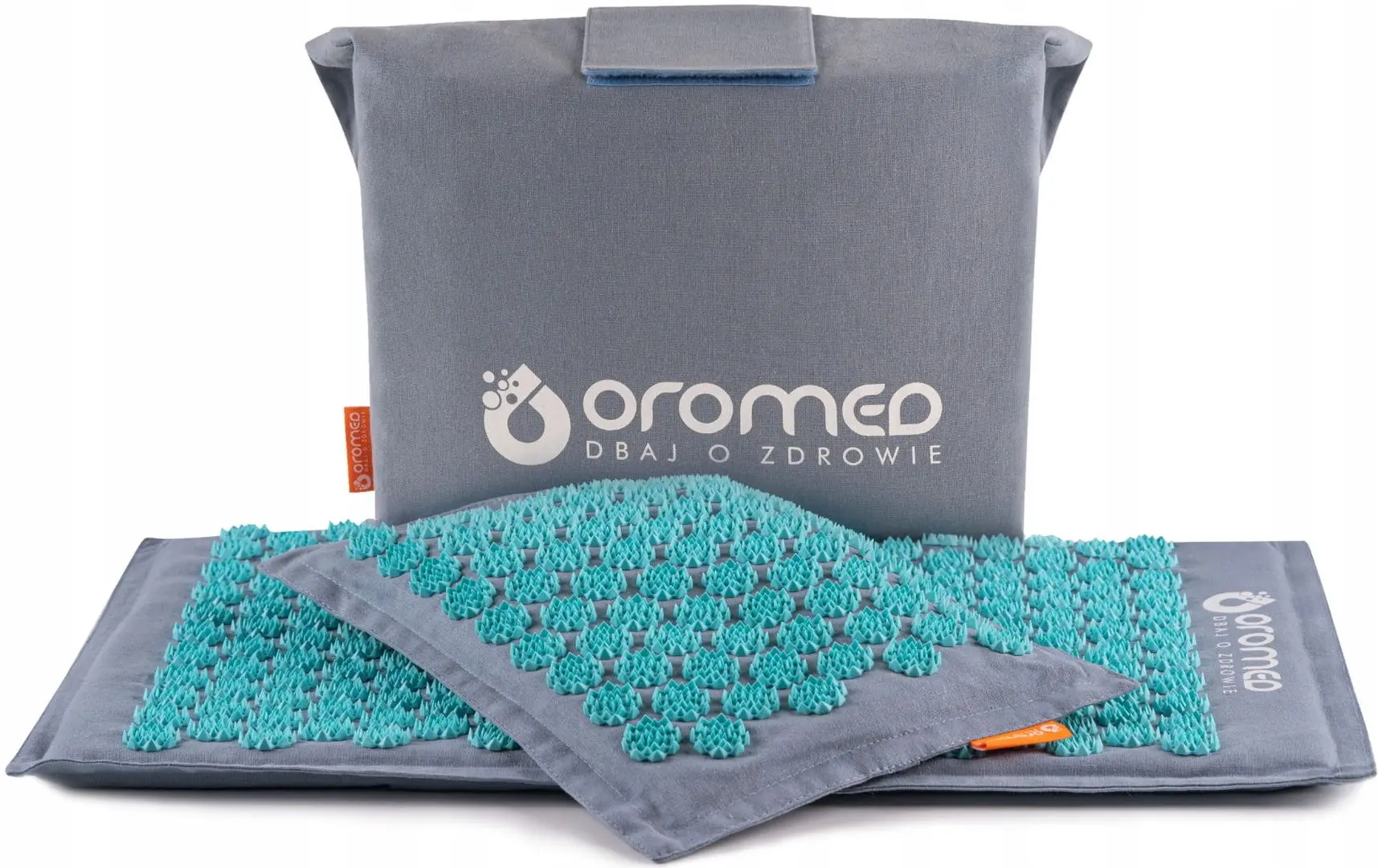 Акупрессурный матрас с подушкой OroMed Oro-Health (Blue) - 2