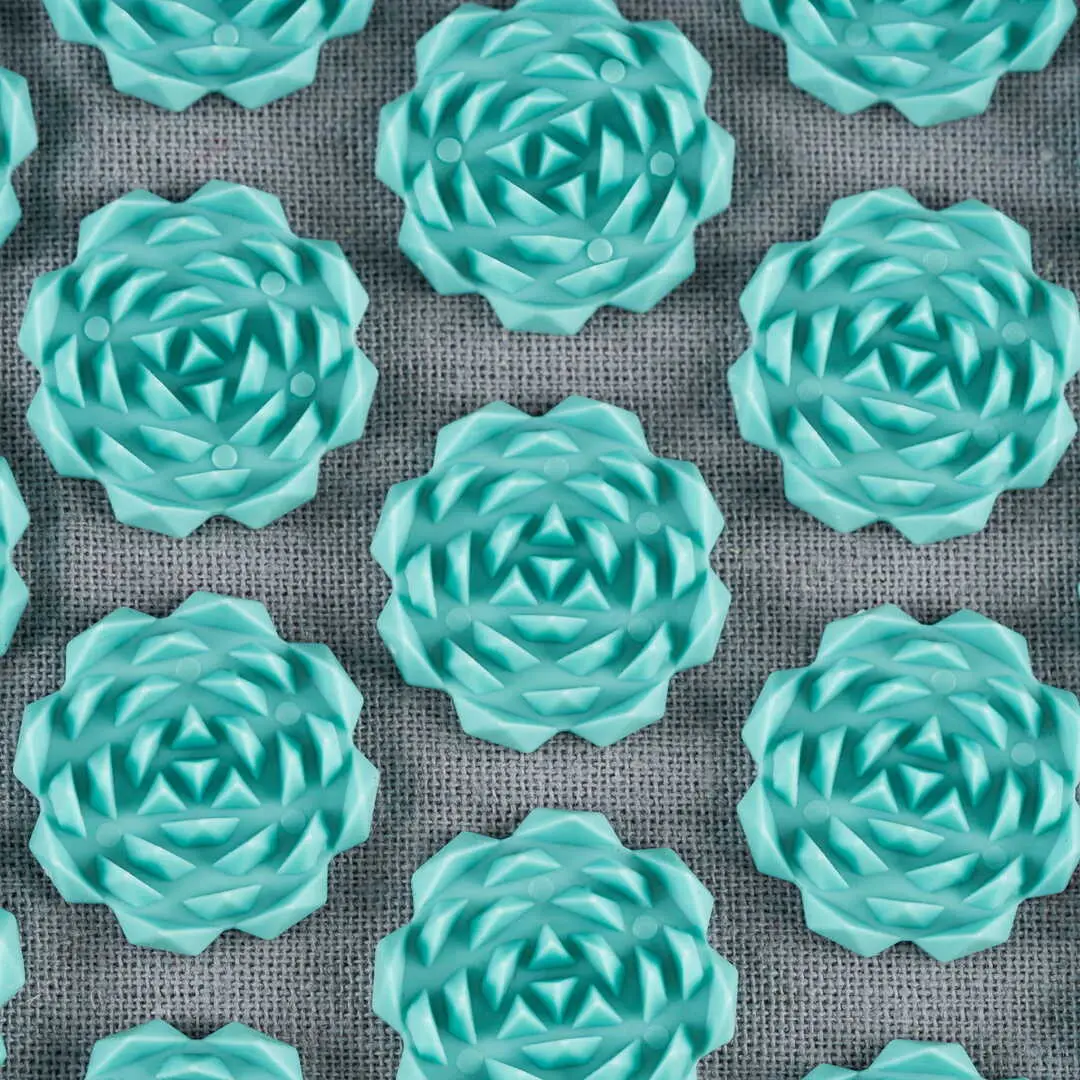 Акупрессурный матрас с подушкой OroMed Oro-Health (Blue) - 4