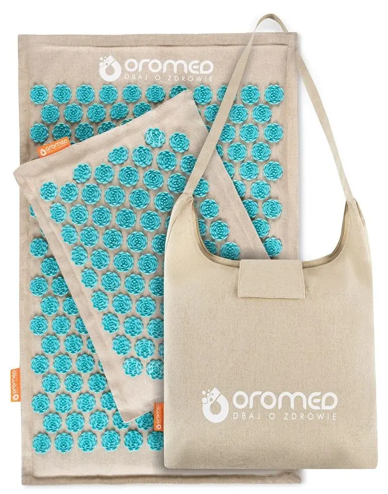 Saltea pentru presopunctura cu perna OroMed Oro-Health (Grey)