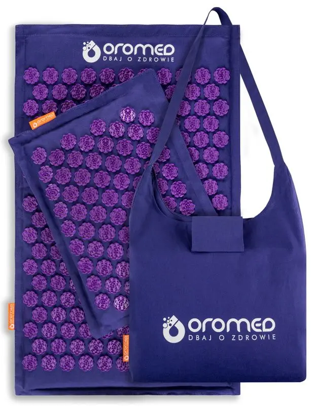 Акупрессурный матрас с подушкой OroMed Oro-Health (Purple) - 3