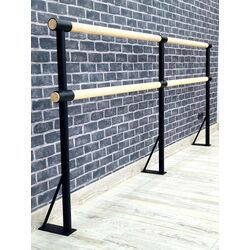 Bara de balet dubla PlayPark 2532 (Natural/Black) Thumb