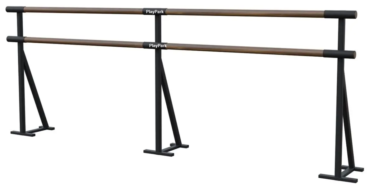 Bara de balet dubla PlayPark 2532 (Natural/Black)