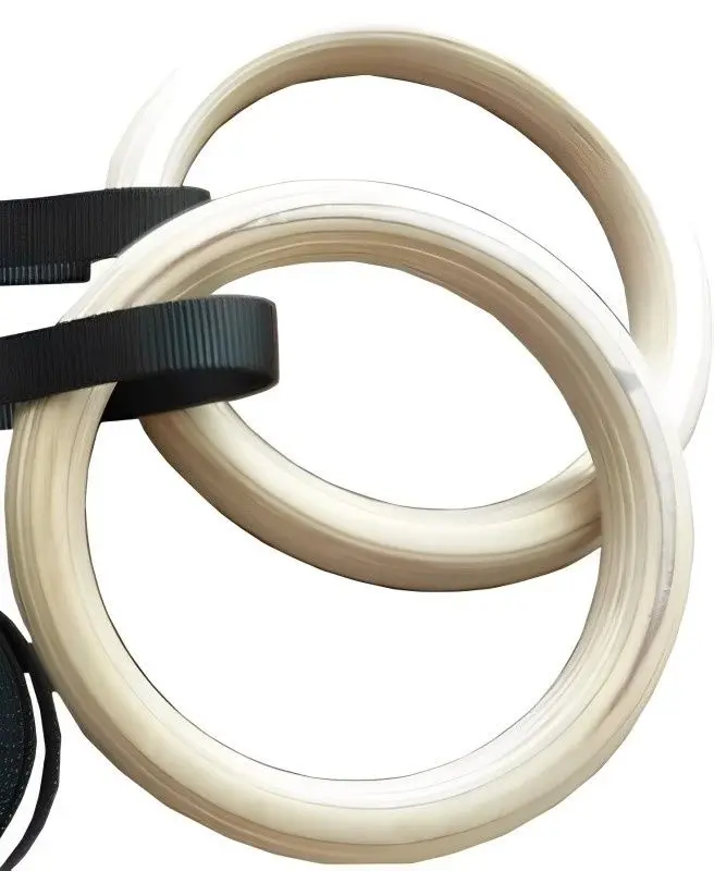 Inele gimnastica Power System 4048AA-0 (Black/Brown)